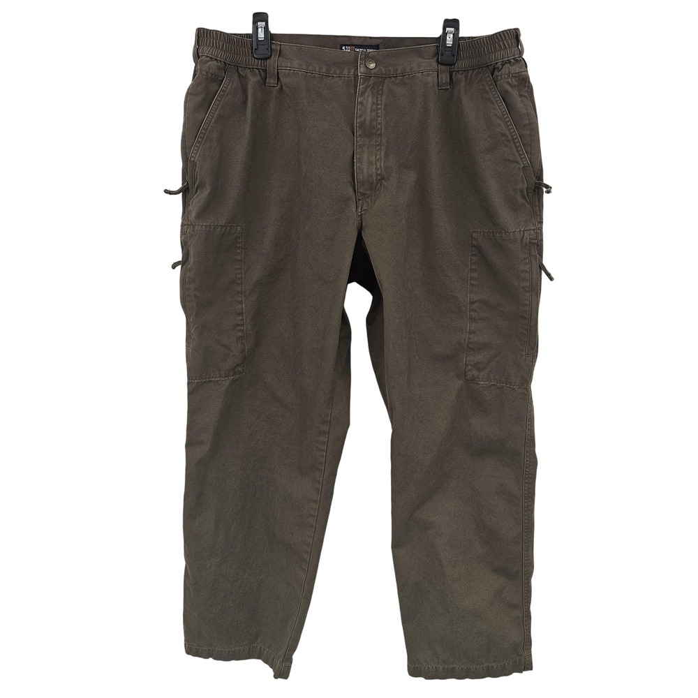 5.11 Tactical Series Pants Men 40x32 Green 74290 Cotton‎ Cargo Work Military